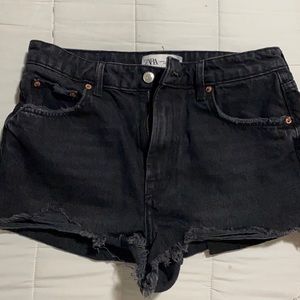 Worn once, Zara high waisted shorts
